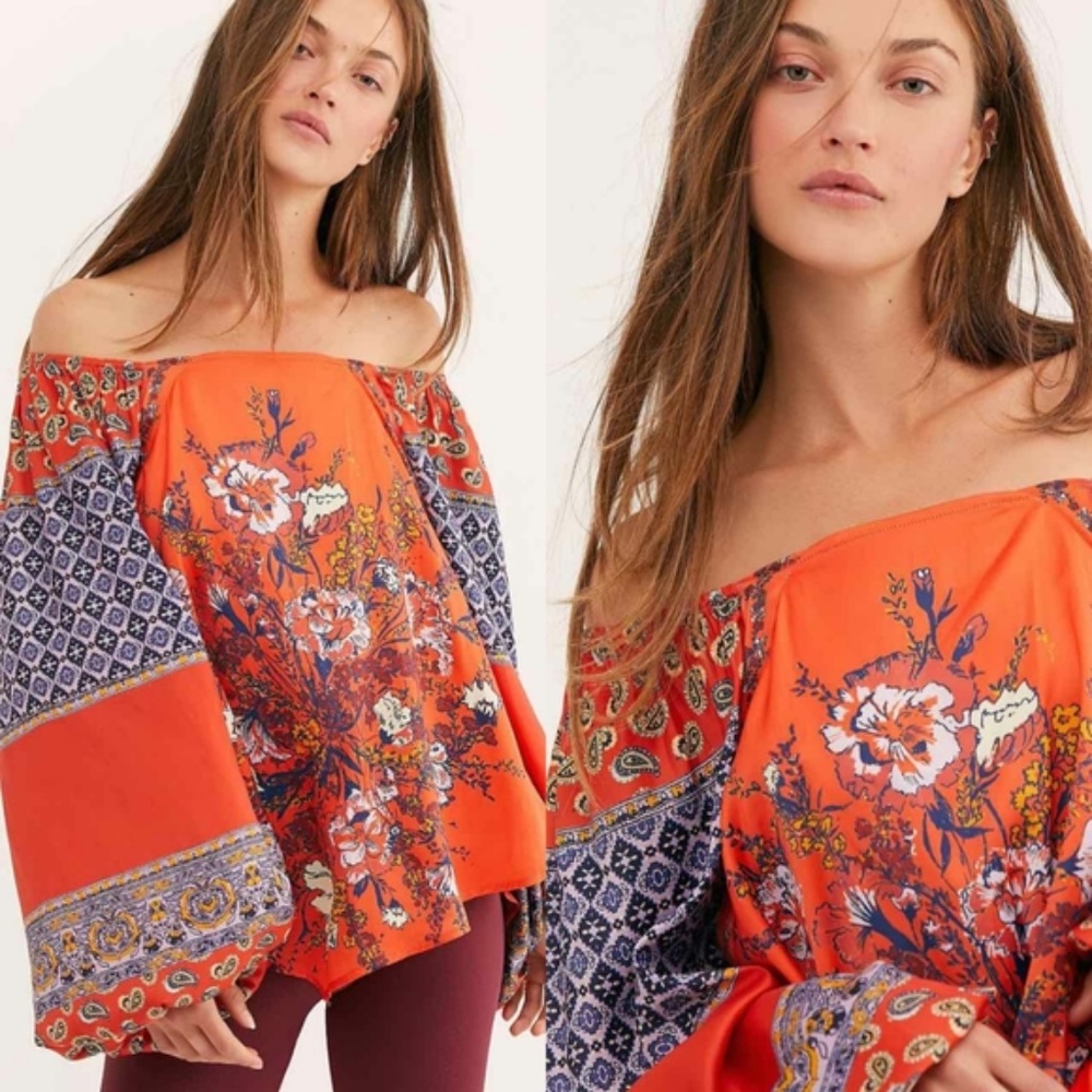 Free People Floral Blouse - Picture 6 of 6
